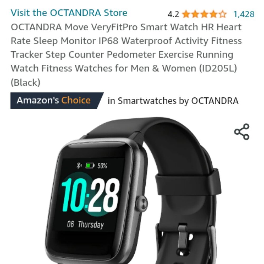 NEw NIB FitPro Smart Watch watch AMAZON PICK ÈW4